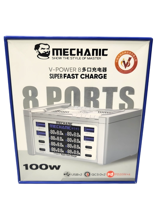 Mechanic V-Power 8 100W, V-Power 8 Pro 110W, V-Power 8 Max 115W , зарядная станция - 