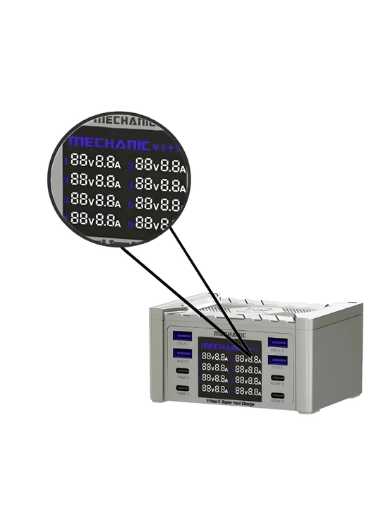 Mechanic V-Power 8 100W, V-Power 8 Pro 110W, V-Power 8 Max 115W , зарядная станция