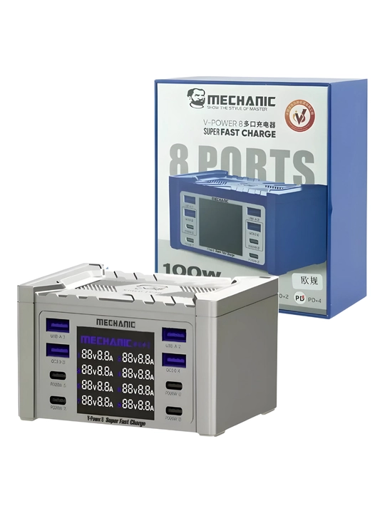 Mechanic V-Power 8 100W, V-Power 8 Pro 110W, V-Power 8 Max 115W , зарядная станция