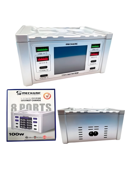 Mechanic V-Power 8 100W, V-Power 8 Pro 110W, V-Power 8 Max 115W , зарядная станция