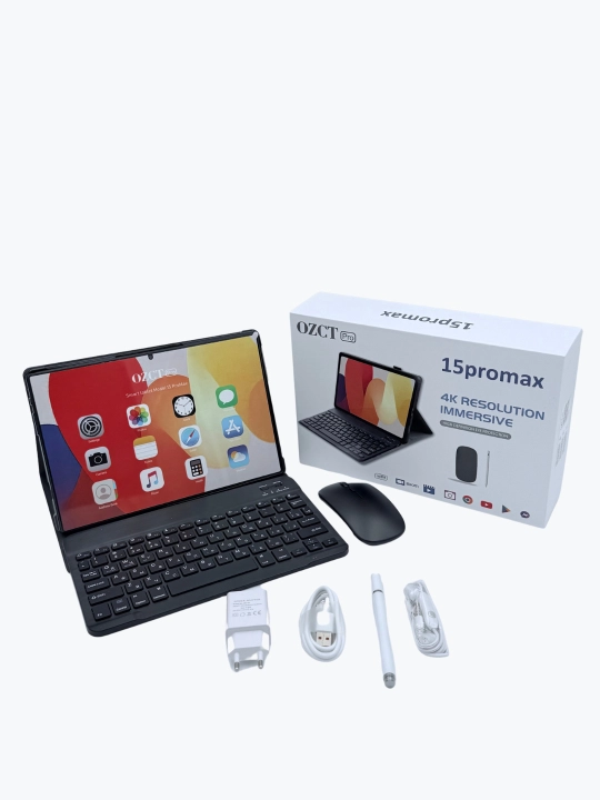 Планшет умный 17 Pro Max с металлическим корпусом Smart Android 15 UZIMEI клавиатура мышь