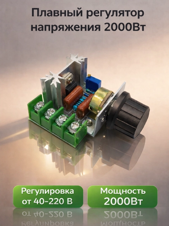 Silliq 220V kuchlanish regulyatori (2000 / 4000 / 6000 Tue) - 