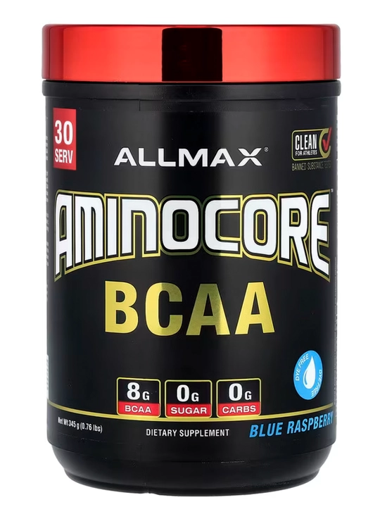 ALLMAX AMINOCORE BCAA, tarmoqlangan zanjirli aminokislotalar, 315 g