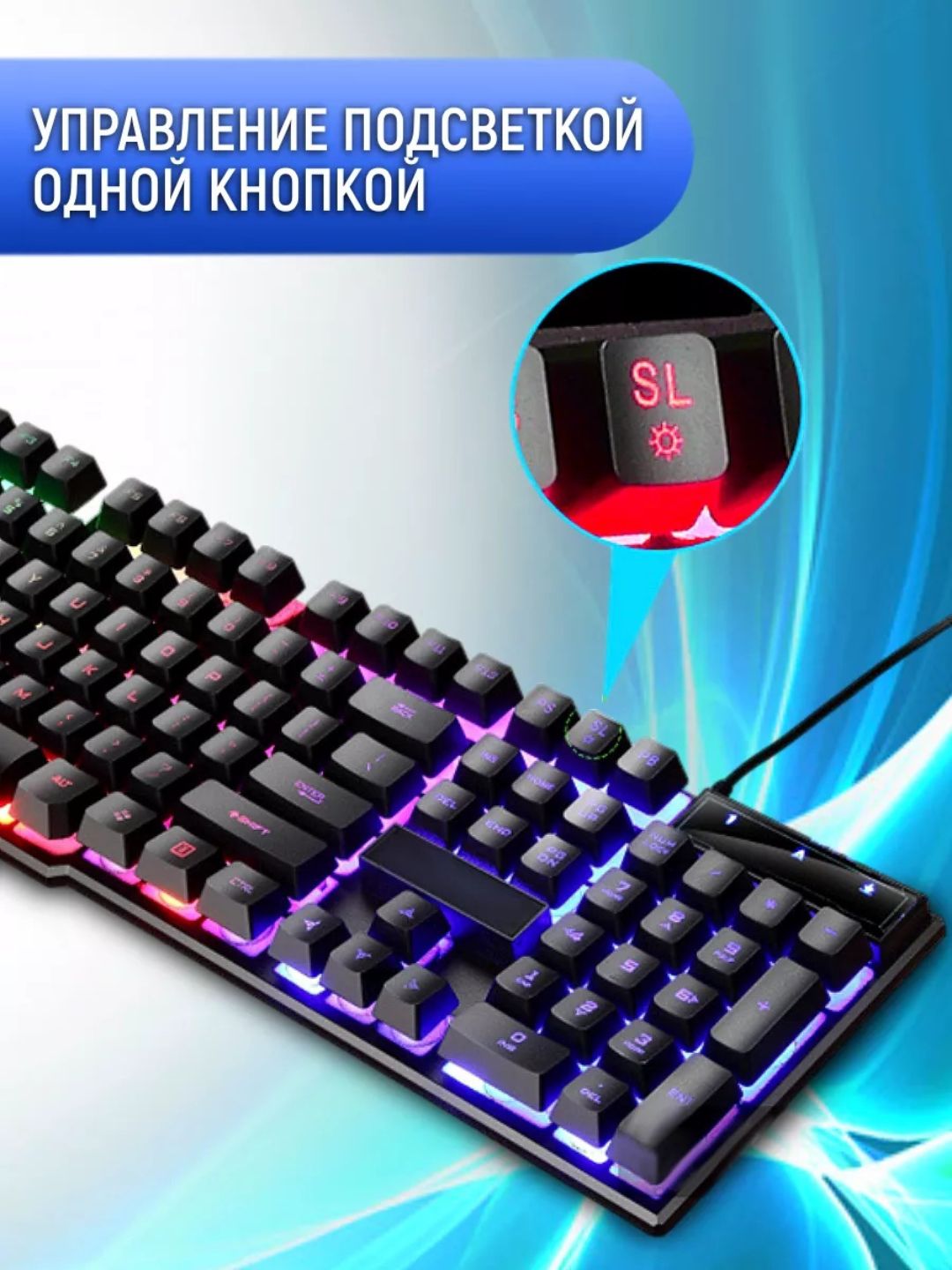 Universal USB simli klaviatura – oson ulanish, mustahkam korpus