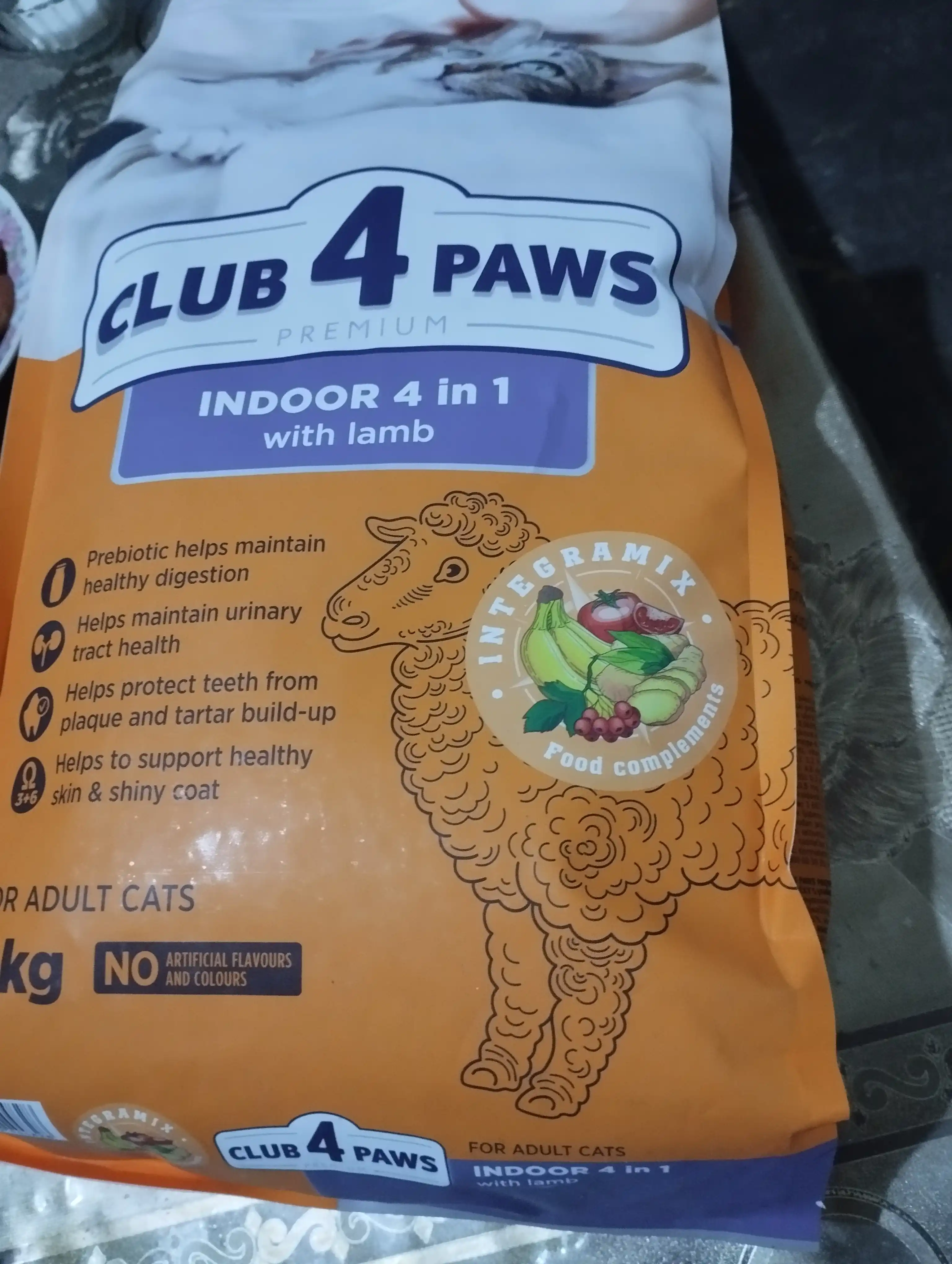 Club 4 Paws Chicken 4 в 1 сухой корм для домашних кошек, с курицей, 2 кг