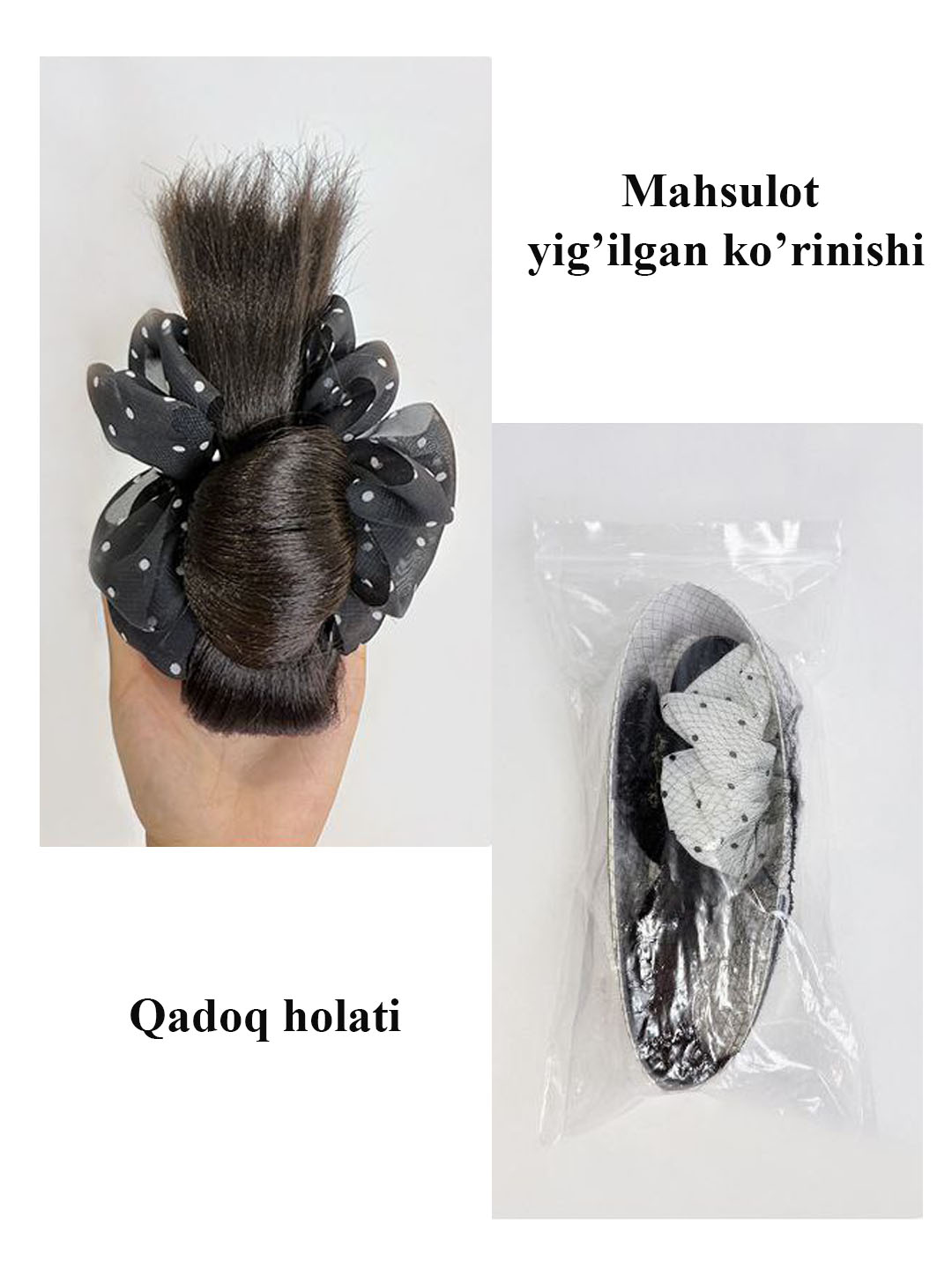 Ayollar uchun ulama sochlar, parik, ulama sochlar, shinyon, 3 xil still va turli ranglar