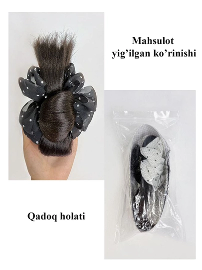 Ayollar uchun ulama sochlar, parik, ulama sochlar, shinyon, 3 xil still va turli ranglar