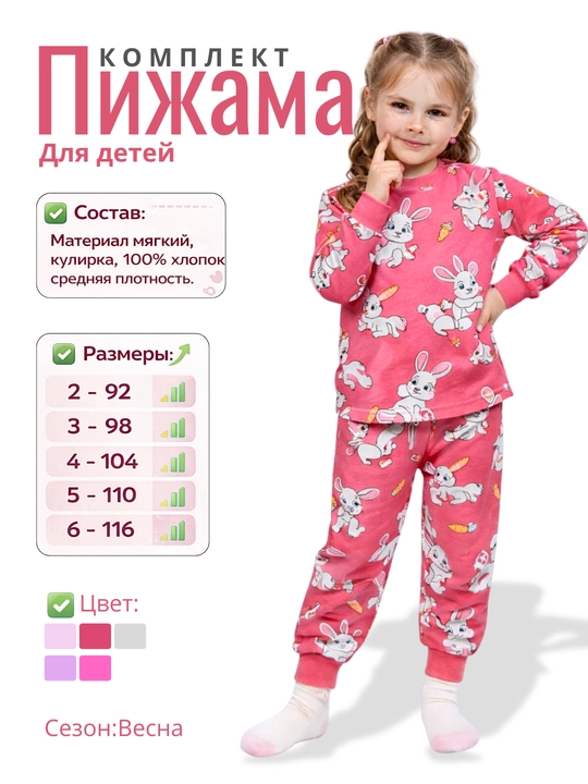 Пижама для девочек