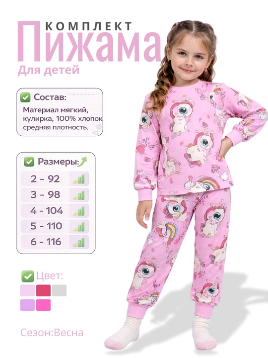 Пижама для девочек