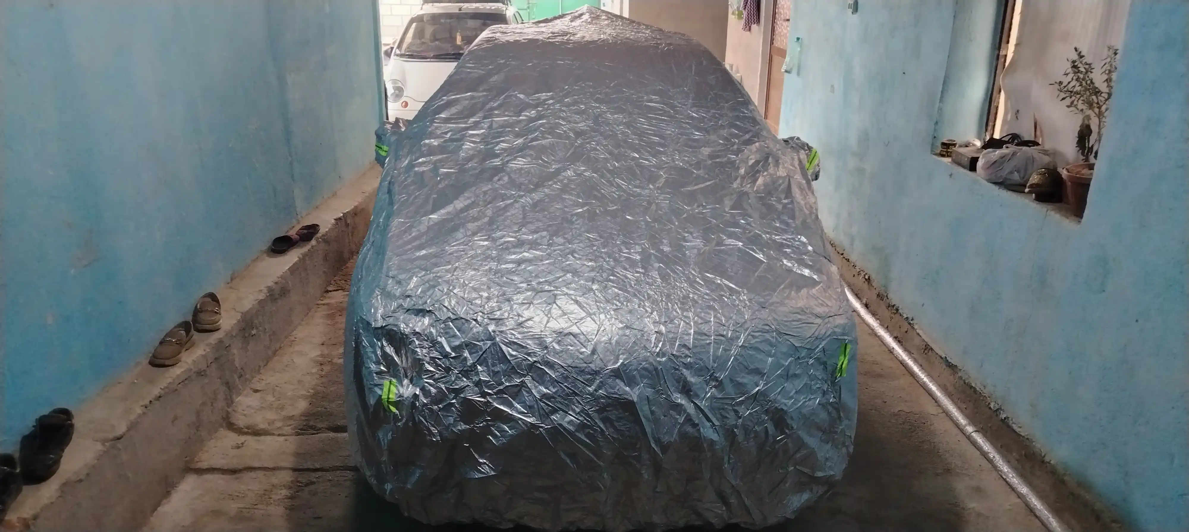 Mashinalar uchun umumiy tent qulay fermuarlı, astarli