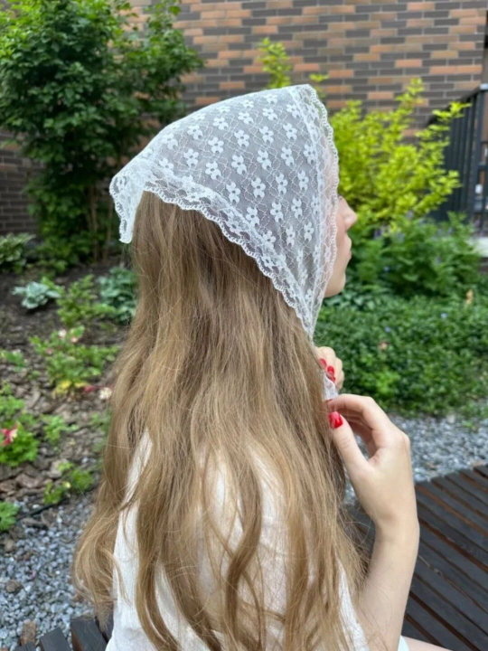 Ayollar va qizlar uchun bandana, kosinka, gipyurli romol, baska