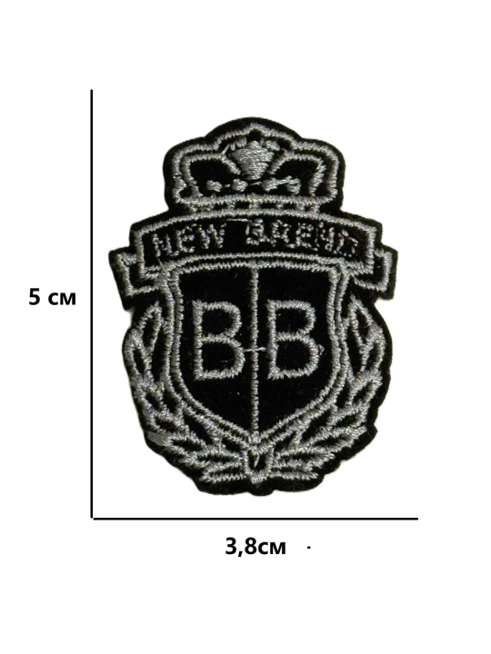 Erkaklar va ayollar uchun metall emblem, etiketka, kashta tikish