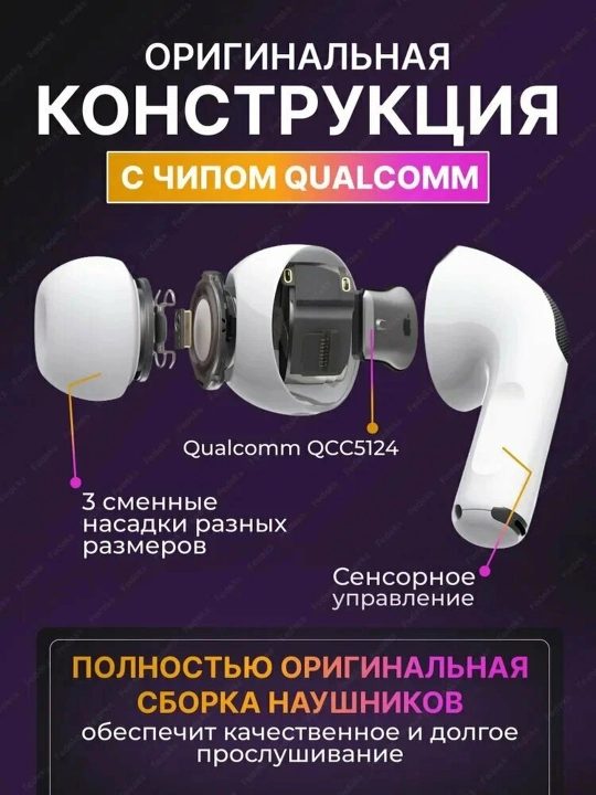 Air Pro 2 1:1 Premium simsiz shovqinni bekor qiluvchi minigarnituralar iPhone va Android