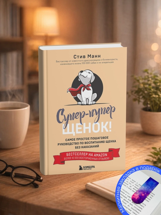 Стив Манн. Супер пупер щенок! : самое простое пошаговое руководство по воспитанию щенка - 