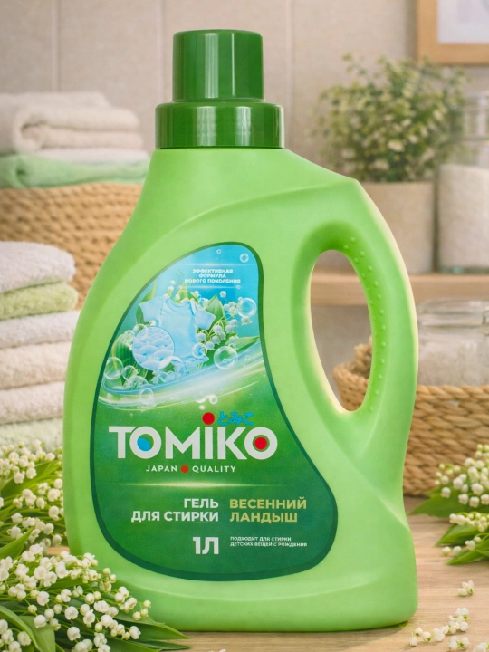 Tomiko Bahorgi Marvaridgul kir yuvish geli, 1 litr - 