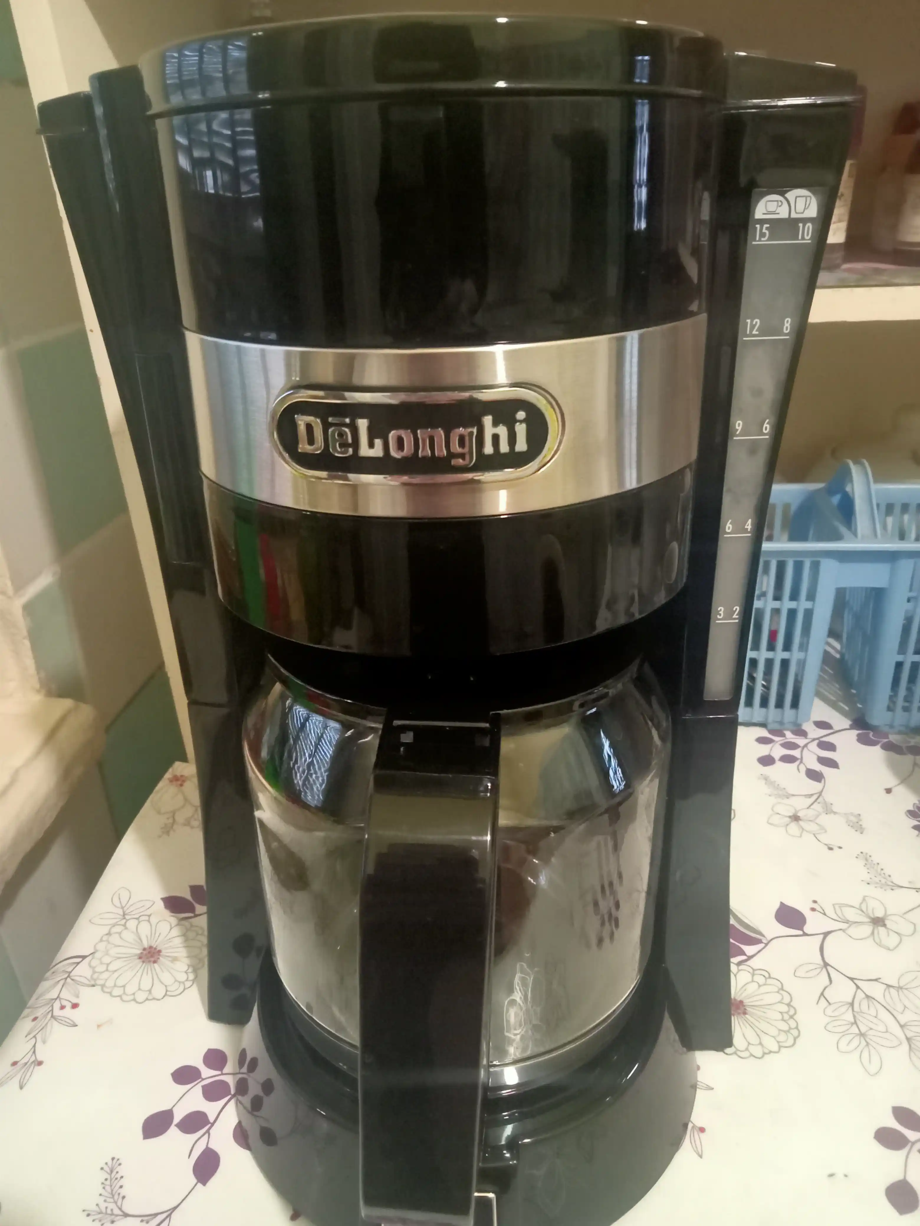 De'Longhi ICM15210.1 tomchilatib qahva qaynatgich, 900 Vt, 1,25 l, 10 chashka