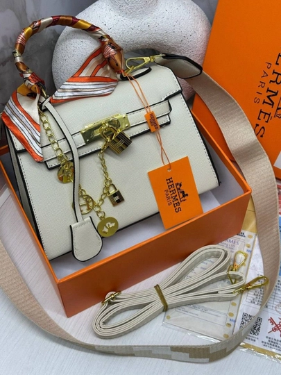Женская сумка через плечо HERMES, повседневная, деловая, вместительная, с коробкой — BAGAZIZ-ERMES2-ПРОЗР-28/22SM