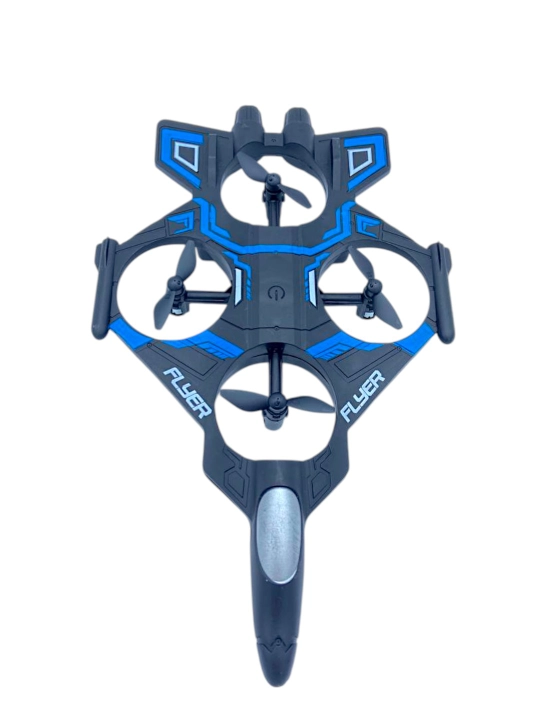 Dron samolyot radioboshqaruvli, 360° manyovrli, RGB chiroqli qiruvchi samolyot, o'yinchoq