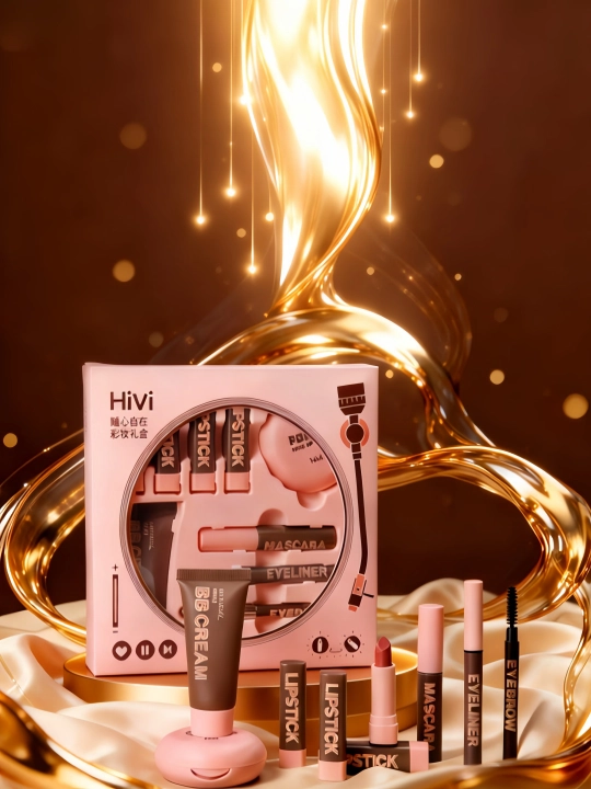 Beauty Box, yuz uchun dekorativ kosmetika to'plami 9 tasi 1 da - 