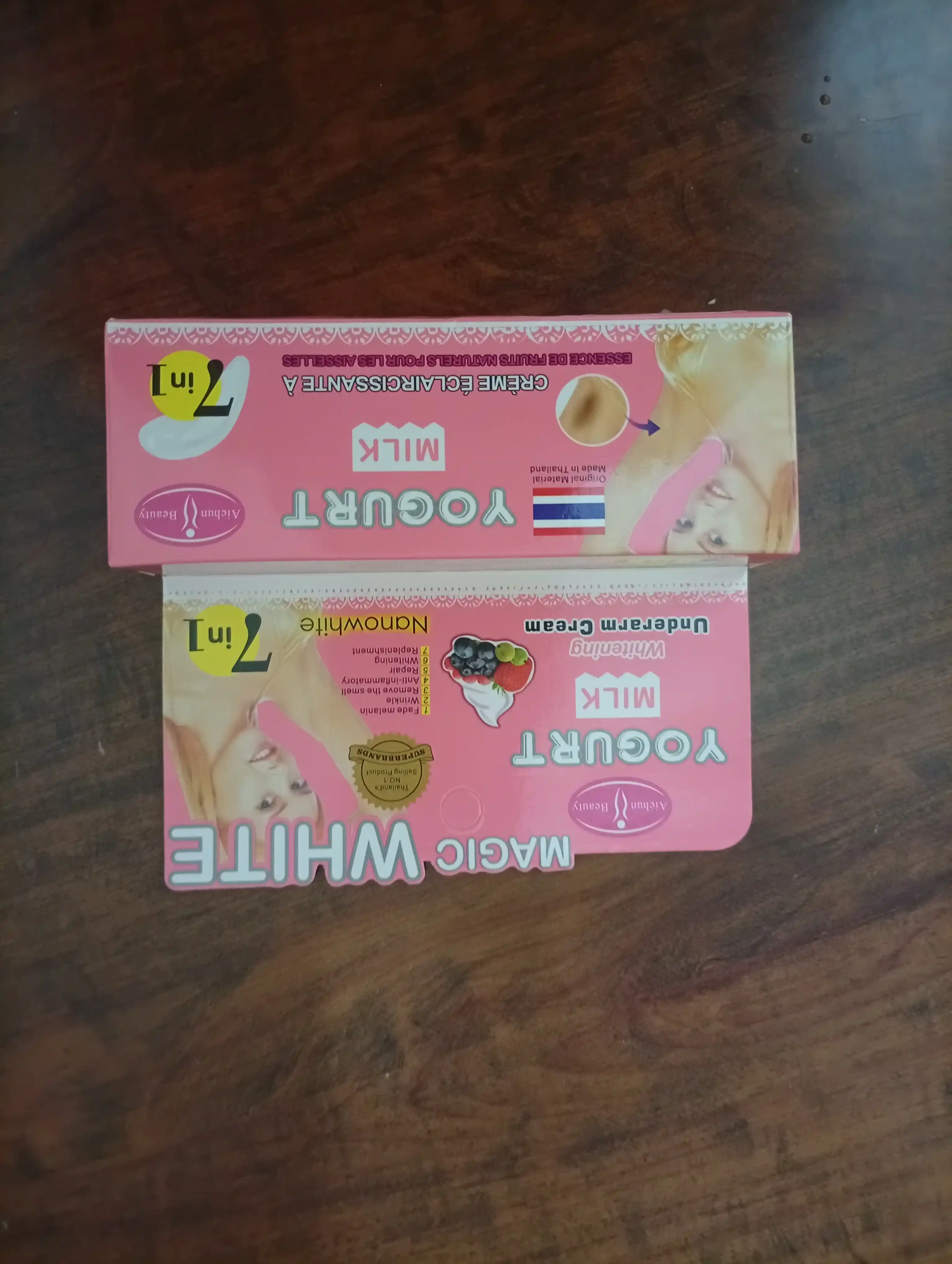 Крем для ухода за кожей подмышек Yogurt Milk, 7 в 1, Nanowhite, 80 г, отбеливает