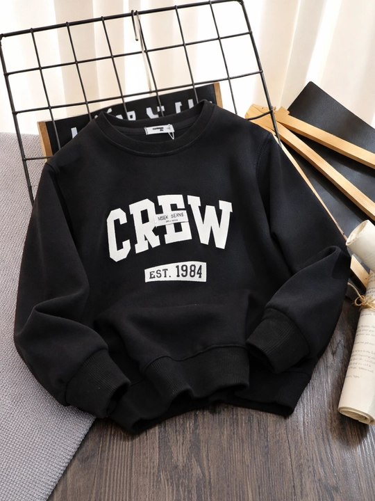 CREW svitshoti — kundalik kiyim uchun qulay va zamonaviy model - 