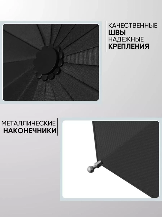 Зонт с двойной сеткой, для мужчин и женщин,унисекс/zontik/черный/автоматик