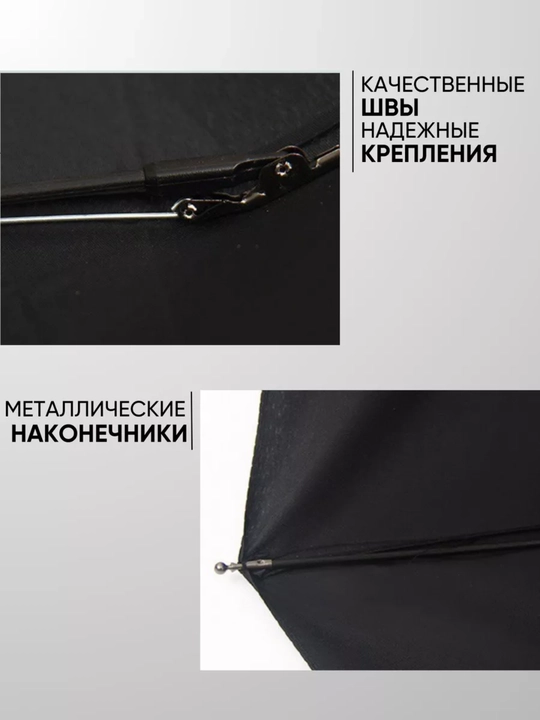 Зонт с двойной сеткой, для мужчин и женщин,унисекс/zontik/черный/автоматик