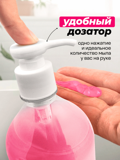Suyuq nemlendirici krem ​​sovun "Milana pishgan olcha" shishasi 1000 ml