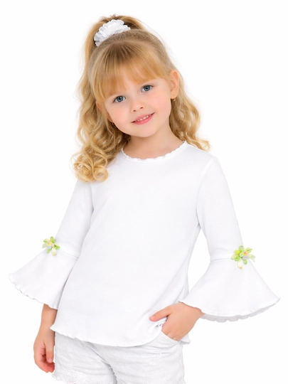 Кофта для девочек — BONITO1-BK5522-БЕЛЫЙ-104