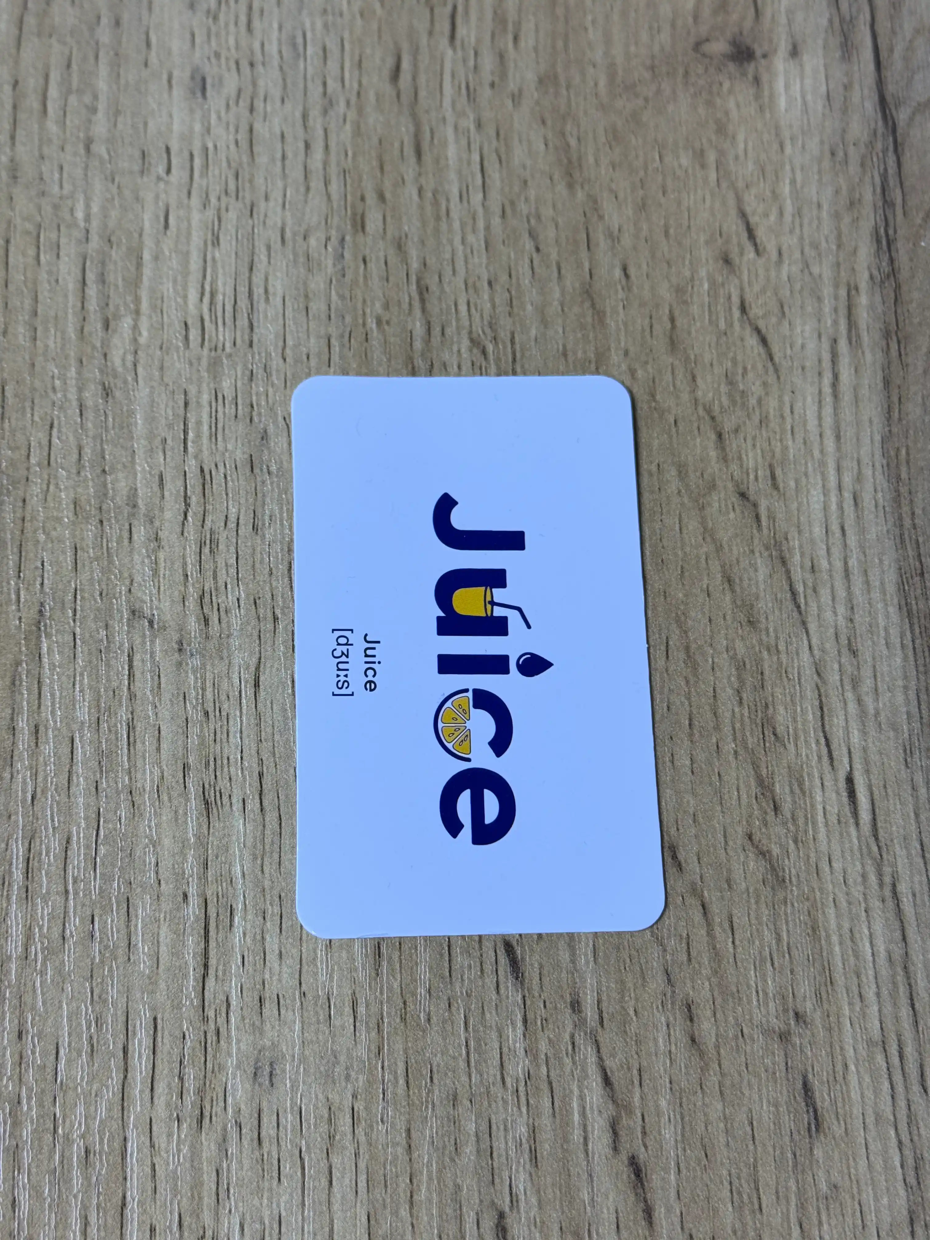 ZehnUP: Ingliz tili so‘zlarini yodlash uchun innovatsion flashcards, 1-qism