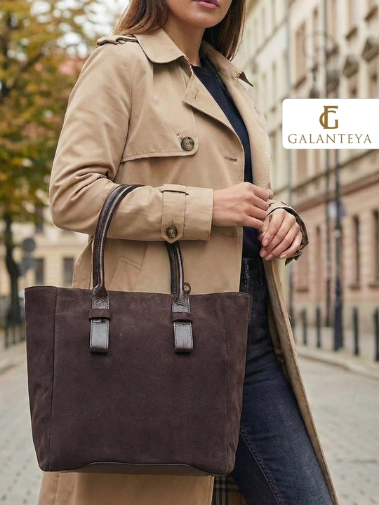 Сумка женская из натуральной кожи Galanteya, коричневые