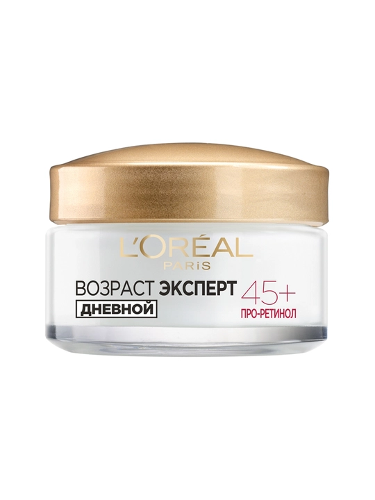 LOREAL, ekspert yoshi, ajinlarga qarshi krem, 35+, 45+, 55+, kunduzgi, 50 ml
