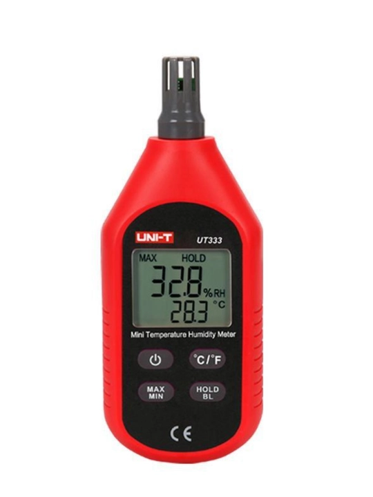 UNI-T UT333 termogigrometr, namlik va harorat o‘lchagich, 0–100%RH, -10+60°C