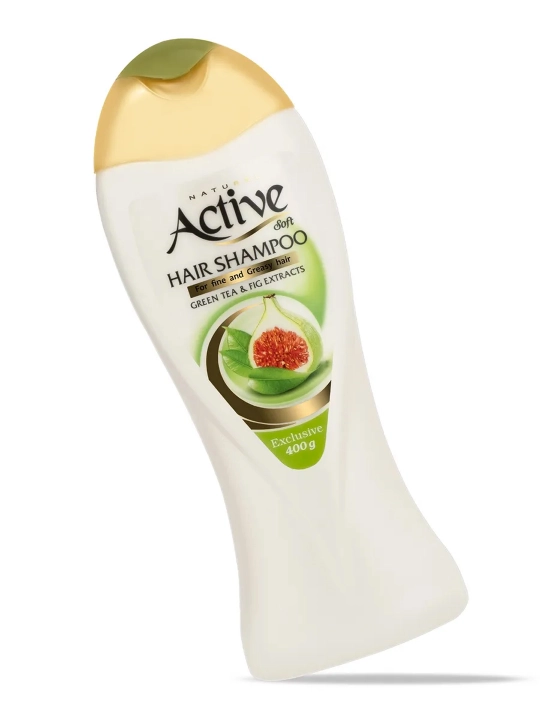 Active Natural soch shampuni, tabiiy ekstraktlar bilan, tiklovchi va namlovchi, 400 ml