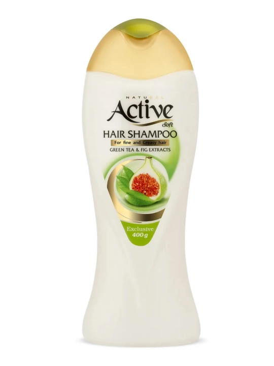 Active Natural soch shampuni, tabiiy ekstraktlar bilan, tiklovchi va namlovchi, 400 ml