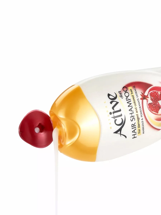 Active Natural soch shampuni, tabiiy ekstraktlar bilan, tiklovchi va namlovchi, 400 ml
