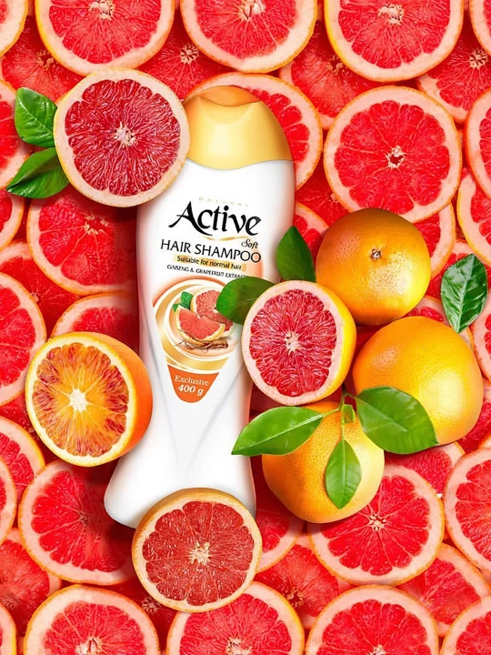 Шампунь для волос Active Natural, бессульфатный эффект, с натуральными экстрактами, 400 мл