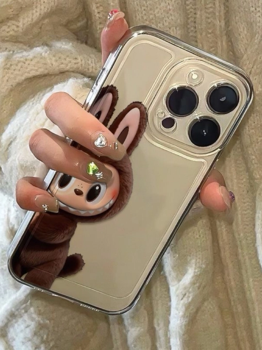 Чехол Labubu для iPhone XR, SE, 11, 12, 13, 14, 15, 16, 17 PRO MAX - 
