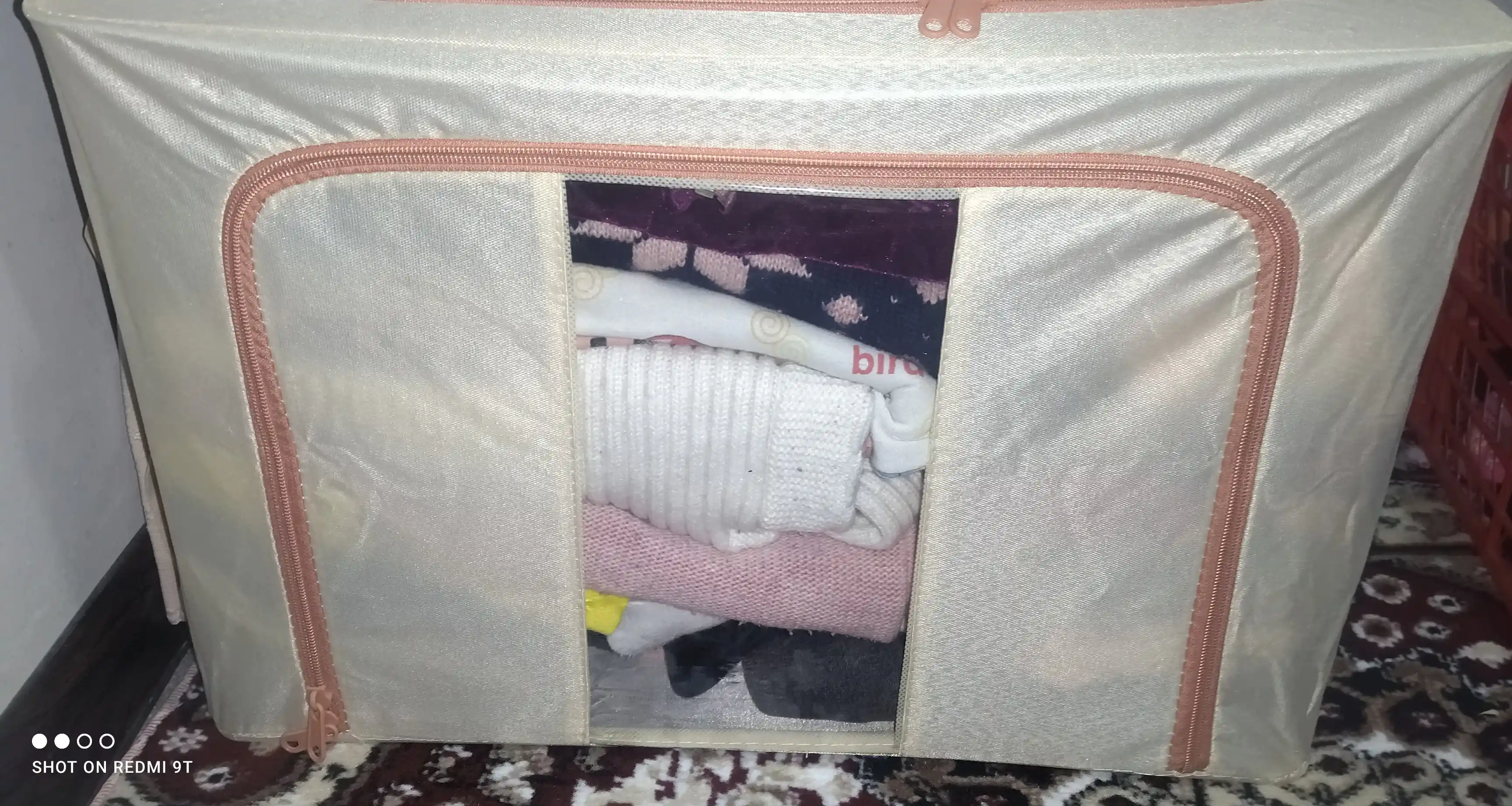 Органайзер для одежды FORRIS HOME, складной кофр, коробка для хранения вещей с крышкой
