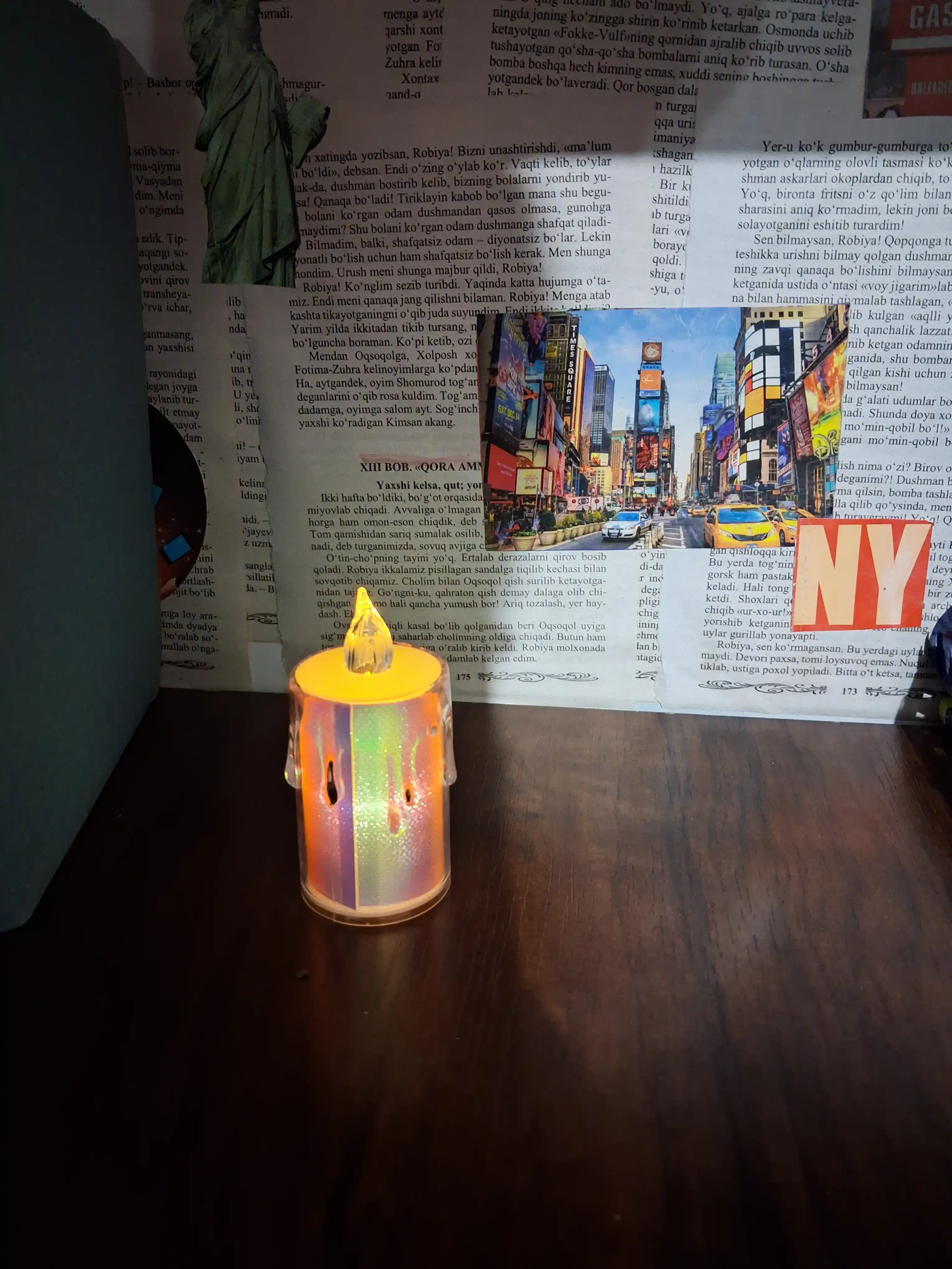 LED sham, batareykali, lampa, dekorativ va ramazon oyi uchun led shamchalar