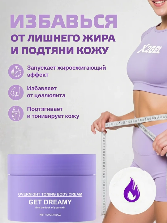 Антицеллюлитный крем для тела с эффектом подтяжки кожи