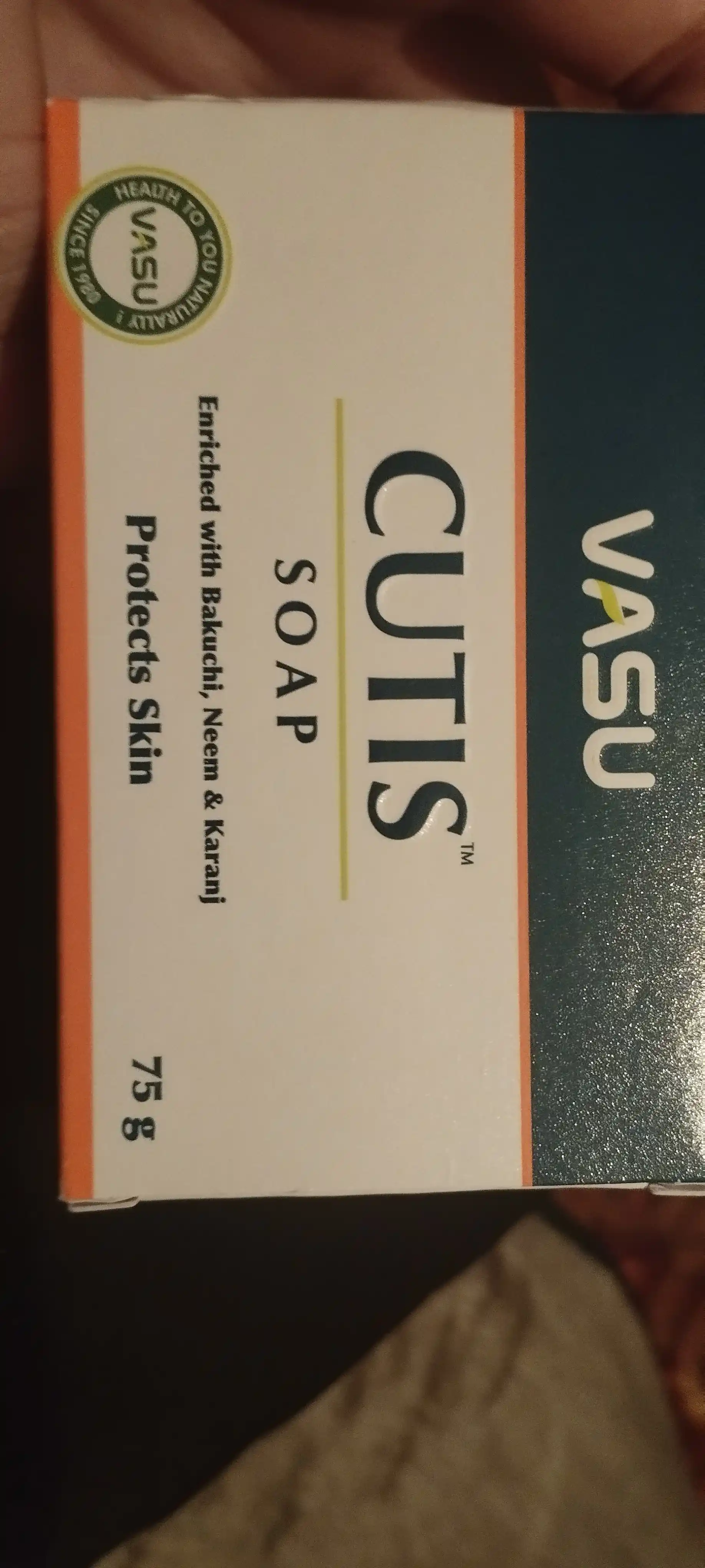 Qo'ziqorinlarga qarshi sovun Vasu Cutis, 75 g