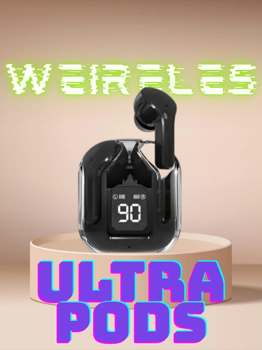 UltraPods — Bluetooth, vakuumli quloqchinlar, shisha dizaynli - 
