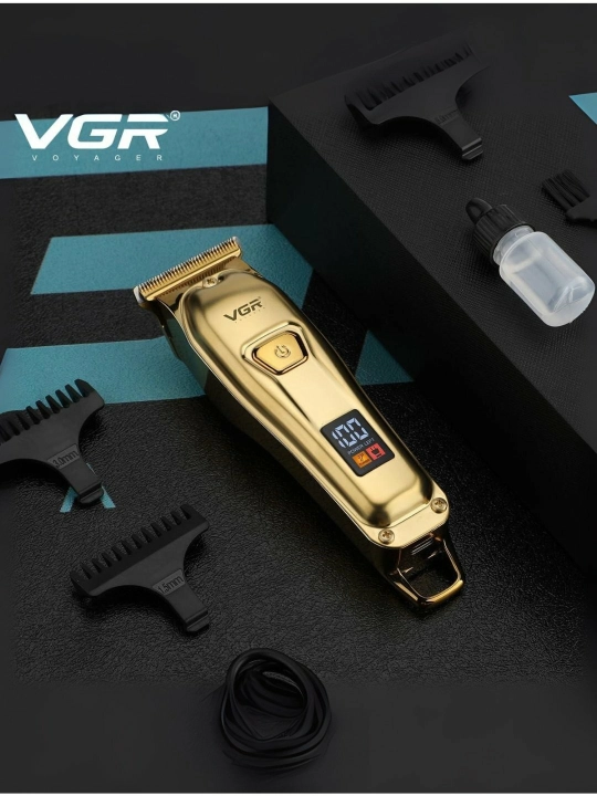 Триммер VGR V-965 4-в-1 80 мин IPX6 Wet&Dry борода золотой