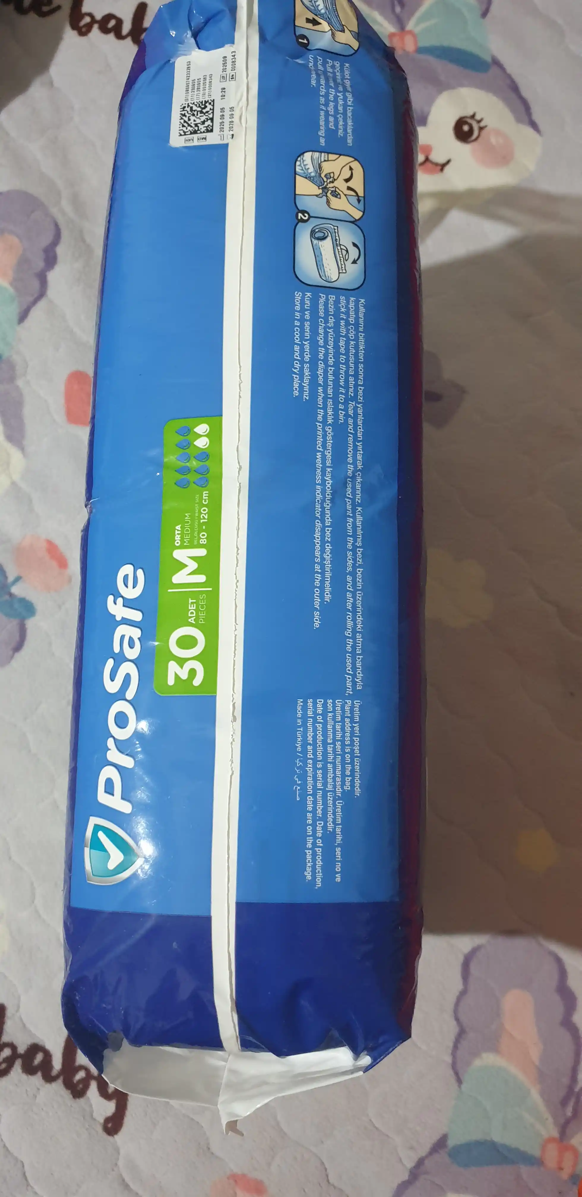 Kattalar uchun ProSafe trusi-tagliklar, M o‘lchamli, 30 donali
