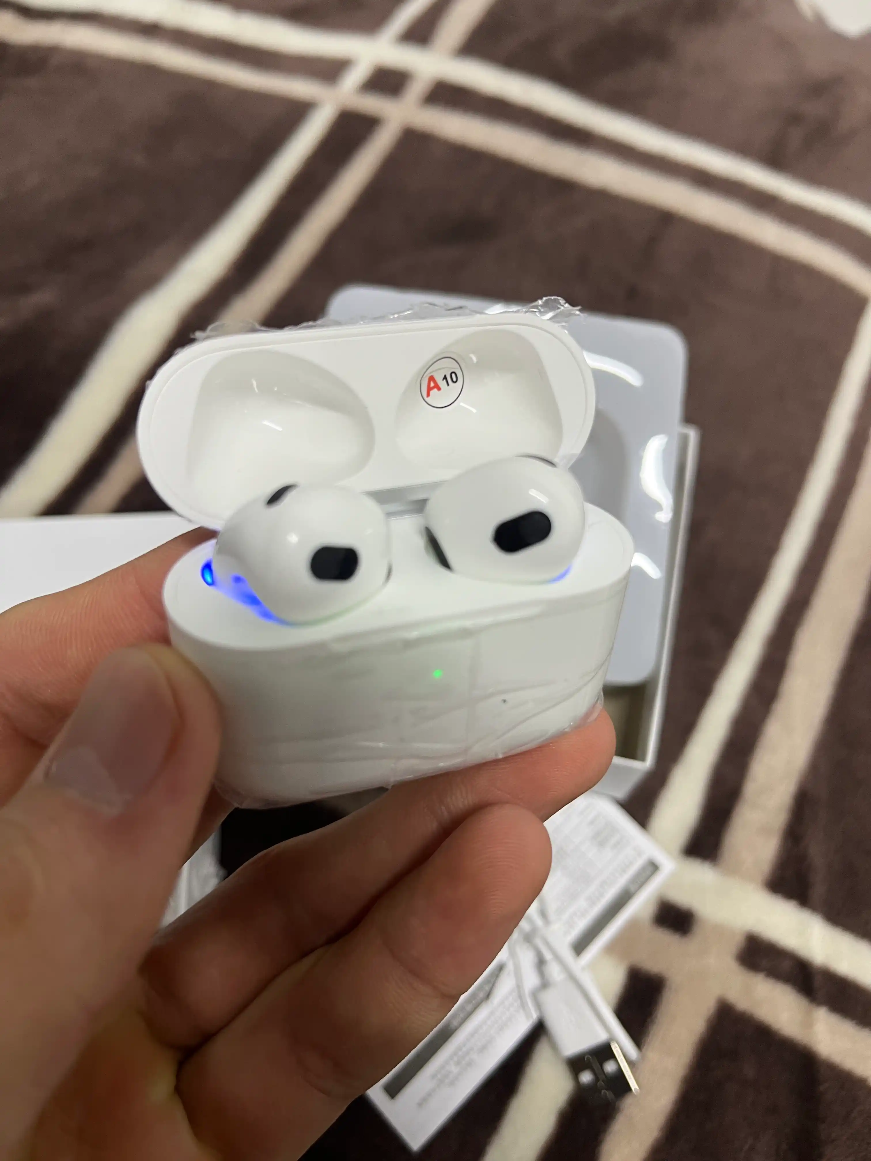 Simsiz quloqchinlar Pods Pro, sensorli, iPhone va Android uchun naushniklar