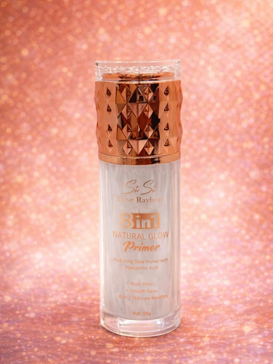 SiSi Love Rayhon 8 в 1 Natural Glow Primer с гиалуроновой кислотой, 30 г