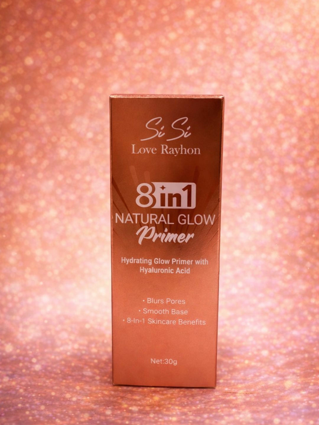 SiSi Love Rayhon 8 в 1 Natural Glow Primer с гиалуроновой кислотой, 30 г
