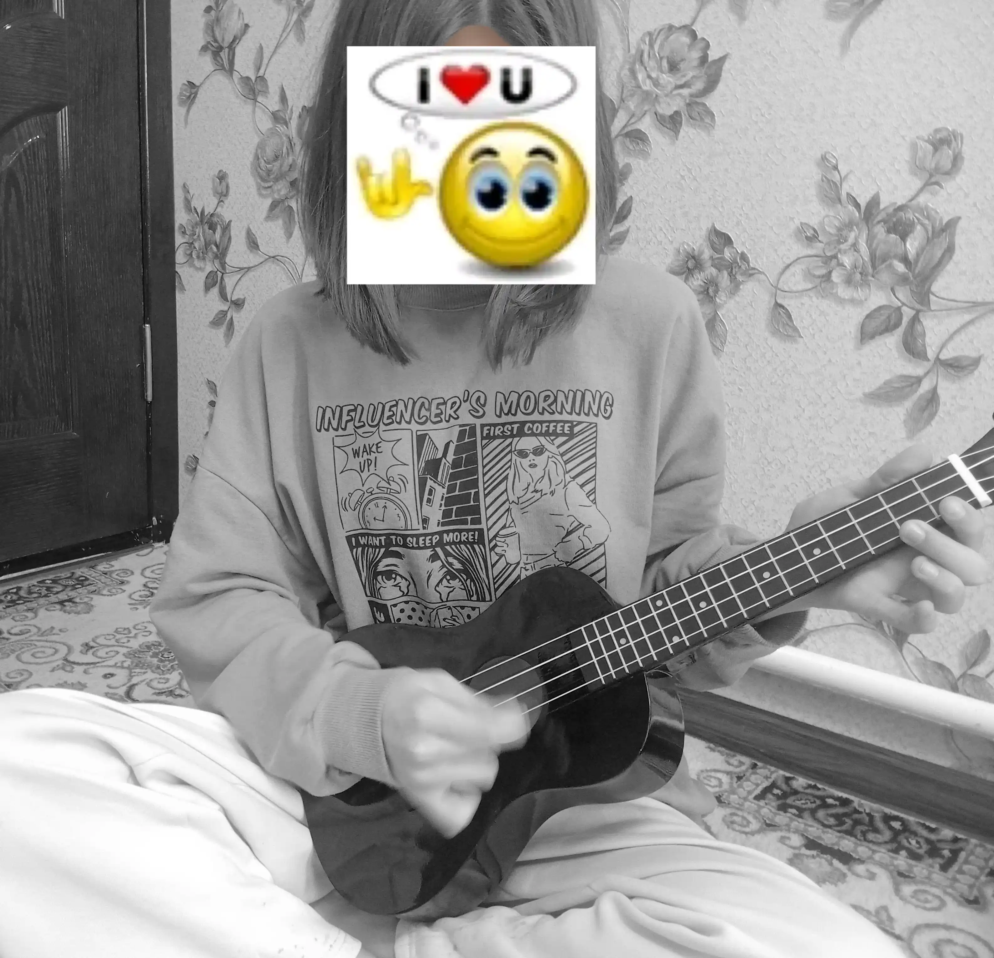 Konsert ukulelesi, 58 sm, musiqa asboblari to‘plami, mini gitara