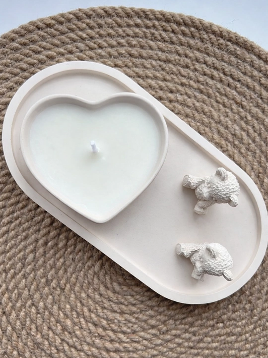 Sham aromatik, 100% soya mumi, aroma sham Svetlo, 1 dona
